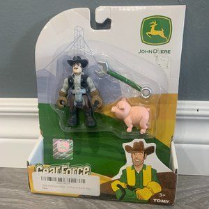 John Deere Gear Force Wyatt Figure with Pig Farm
